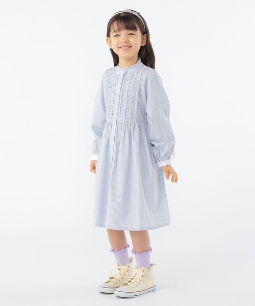 SHIPS（シップス） ワンピース SHIPS KIDS:100〜130cm / フリル シャツ