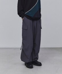 カーゴパンツ テープデザインバギーカーゴパンツ メンズ｜ZOZOTOWN Yahoo!店