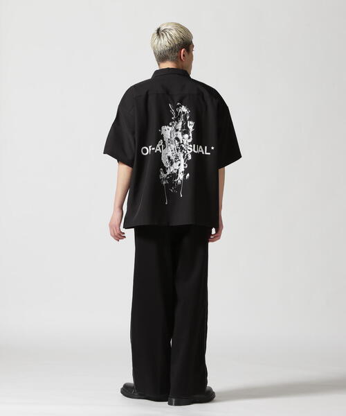 ブラウス シャツ 「WEB＆限定」/A4A/エーフォーエー/PAINT S/S SHIRTS レディース メンズ A4A ブラウス シャツ 「WEB＆DEPOT限定」/A4A/エーフォーエー