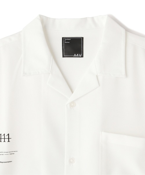 ブラウス シャツ 「WEB＆限定」/A4A/エーフォーエー/PAINT S/S SHIRTS レディース メンズ A4A ブラウス シャツ 「WEB＆DEPOT限定」/A4A/エーフォーエー