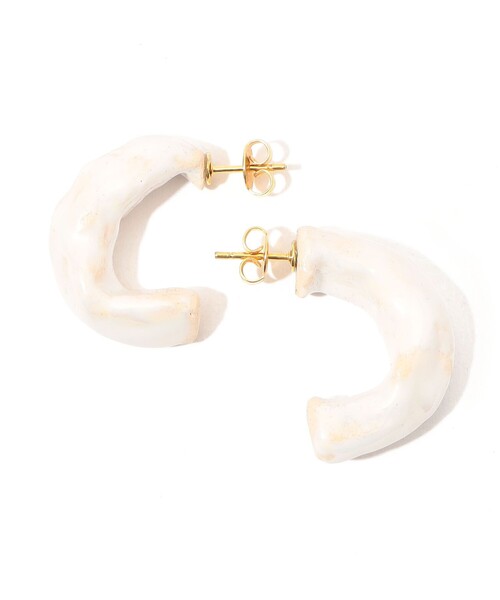 LEVENS JEWELS ピアス PIEDRA HOOPS レディース : ZOZOTOWN