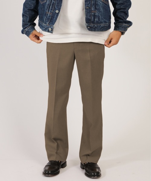 1chaku.（イッチャク） スラックス リネンライクスラックスパンツ