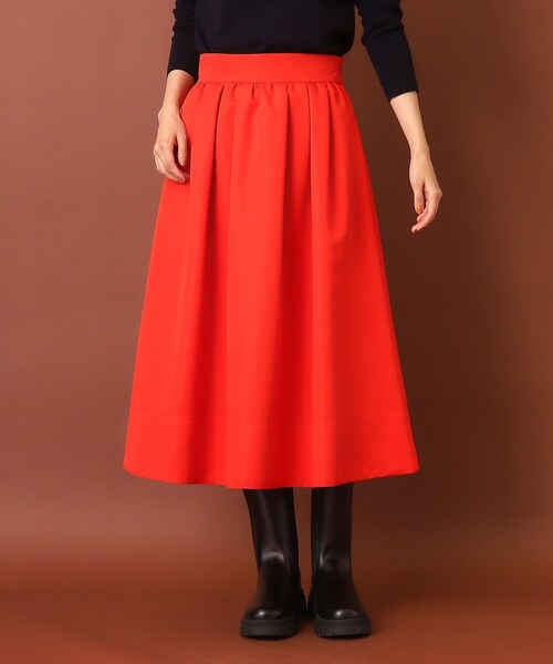 ドレステリア♣︎大人百花冬号掲載モデル美香さん着用♣︎スカート♣︎ブラック♣︎36♣︎新品 大人百花冬号掲載 モデル美香さん着用】タックボリューム