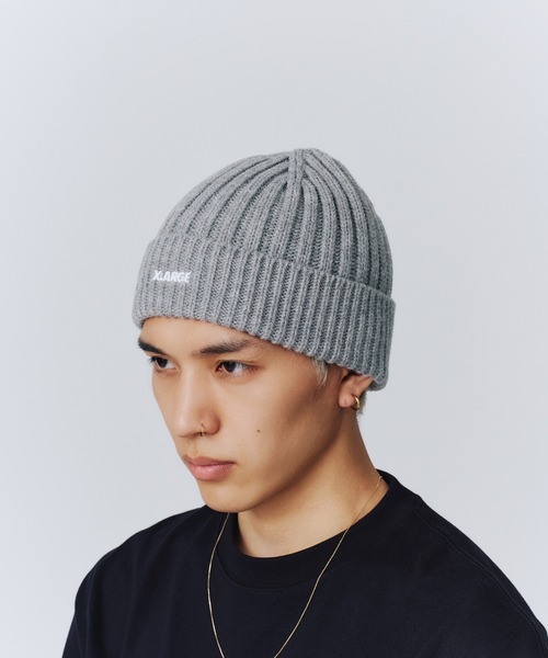 XLARGE ニット帽 ニットキャップ RIB KNIT CAP メンズ