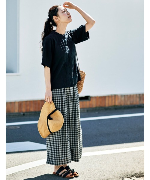 and myera（アンドマイラ） パンツ and myera チェックな