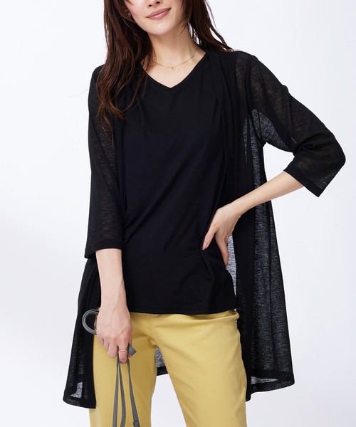 アンサンブル ヘンリーレースキャミ×ショートカーデ : ZOZOTOWN Yahoo