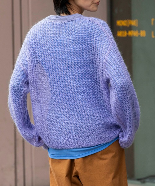 Munich（ミューニック） ニット セーター モヘアニットラウンドネック