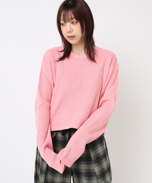tシャツ M2295 ピグメントダイワッフルチビロンT レディース RNA tシャツ M2295 ピグメントダイワッフルチビロンT レディース