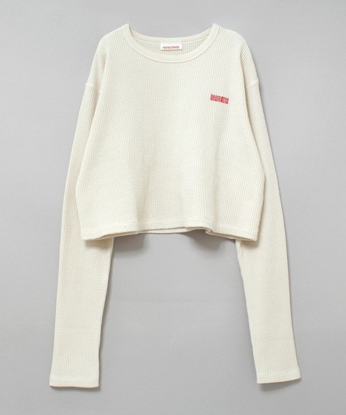 RNA tシャツ M2295 ピグメントダイワッフルチビロンT レディース