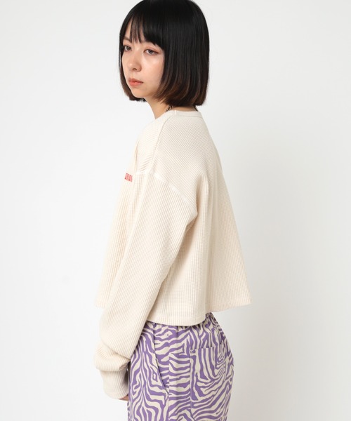 tシャツ M2295 ピグメントダイワッフルチビロンT レディース RNA tシャツ M2295 ピグメントダイワッフルチビロンT レディース