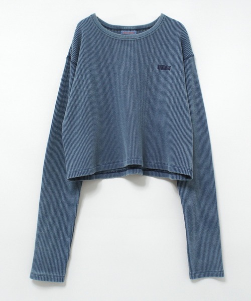 tシャツ M2295 ピグメントダイワッフルチビロンT レディース RNA tシャツ M2295 ピグメントダイワッフルチビロンT レディース