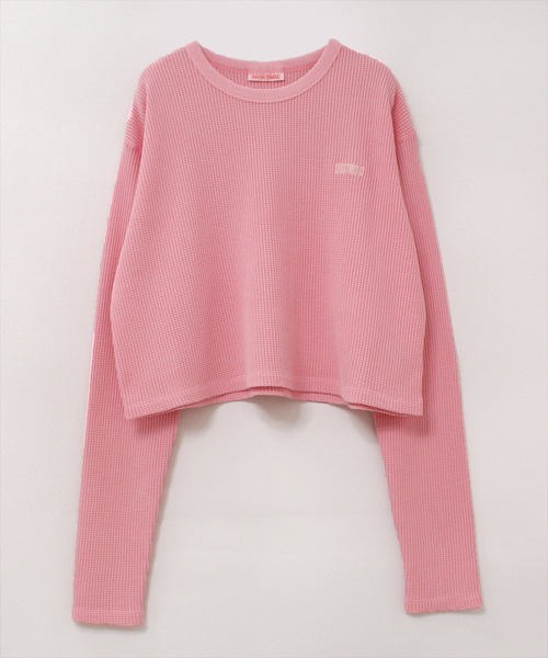 RNA tシャツ M2295 ピグメントダイワッフルチビロンT レディース