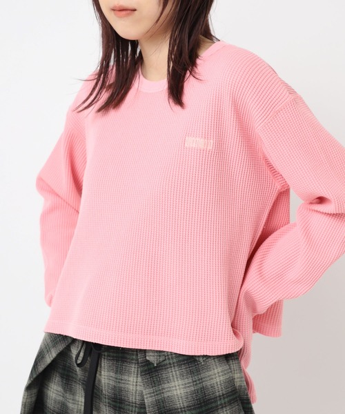 tシャツ M2295 ピグメントダイワッフルチビロンT レディース RNA tシャツ M2295 ピグメントダイワッフルチビロンT レディース
