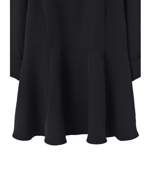 tシャツ 「BLK001」美カバーぺプラムトップス レディース STYLE DELI tシャツ 「BLK001」美カバーぺプラムトップス