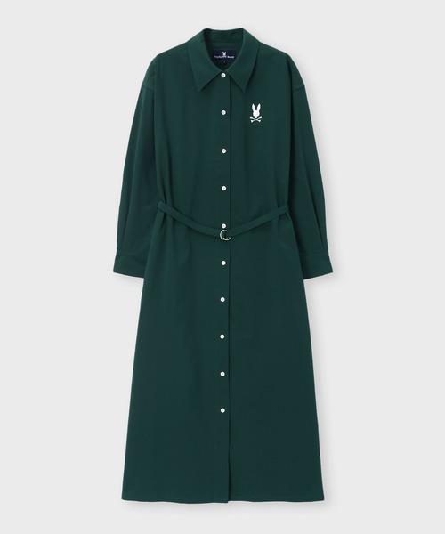 Psycho Bunny（サイコバニー） シャツワンピース 「WOMEN」SOLOTEX