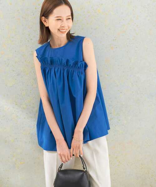 「URBAN RESEARCH ROSSO WOMEN」 ノースリーブブラウス FREE ブラック レディース URBAN RESEARCH ROSSO WOMEN」 ノースリーブブラウス FREE