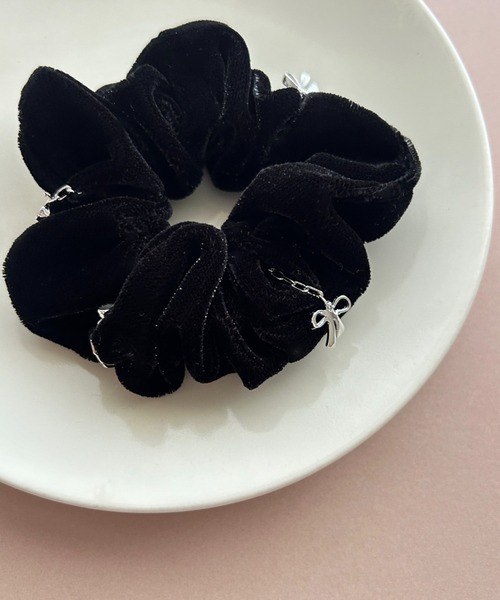 ciite' シュシュ ファブリックリボンチャーム シュシュ : ZOZOTOWN