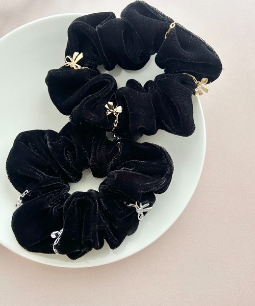 ciite' シュシュ ファブリックリボンチャーム シュシュ : ZOZOTOWN