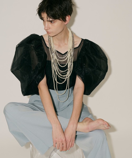 LA BELLE ETUDE（ラベルエチュード） ブラウス シャツ BIGバブル