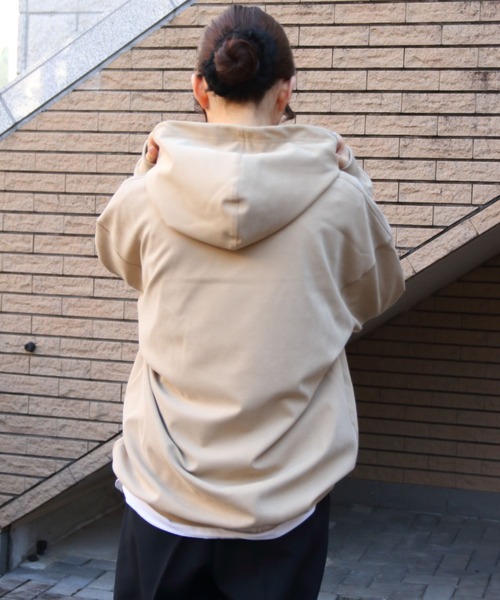 パーカー THE SHINZONE/シンゾーン　フィブリルツイルジャージーフーディ　FIBRIL TEILL JERSEY  HOODIE　25SMS THE SHINZONE パーカー SHINZONE/シンゾーン フィブリルツイル