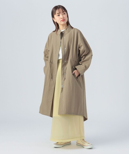 BEAMS HEART モッズコート M オリーブグリーン BEAMS HEART（ビームス ハート）ライナー付き 3WAY モッズコート