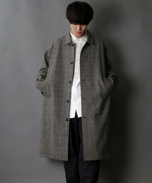 「SITRY」 ステンカラーコート M ブラック メンズ_画像2