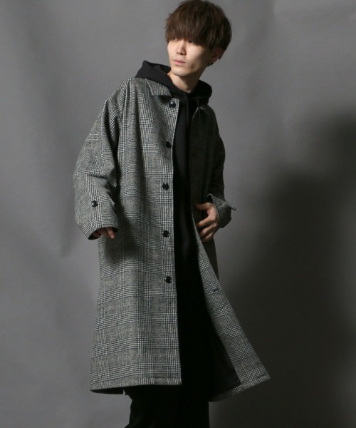 「SITRY」 ステンカラーコート M ブラック メンズ_画像4