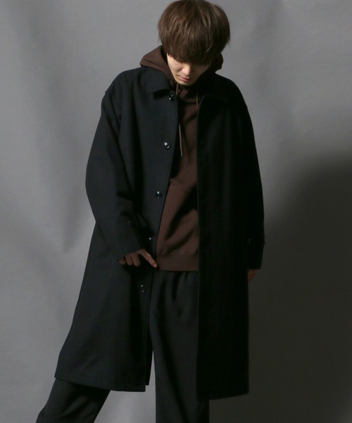 「SITRY」 ステンカラーコート M ブラック メンズ_画像5