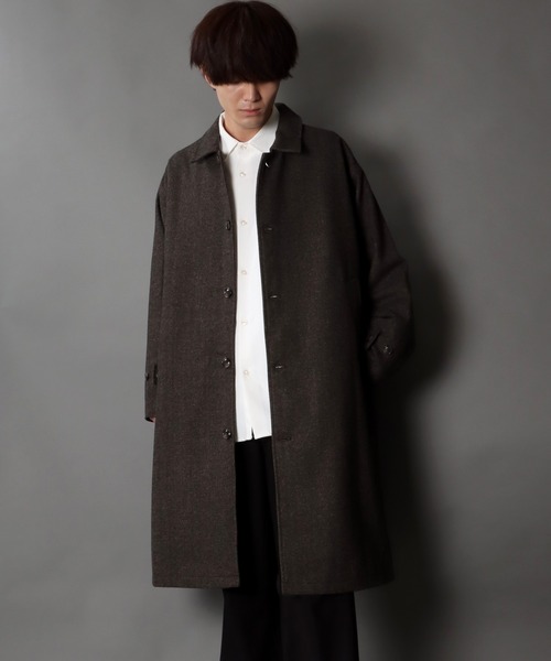 「SITRY」 ステンカラーコート M ブラック メンズ_画像7