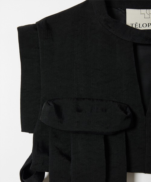 TELOPLAN ベスト ジレ Bernadette Vest レディース : ZOZOTOWN