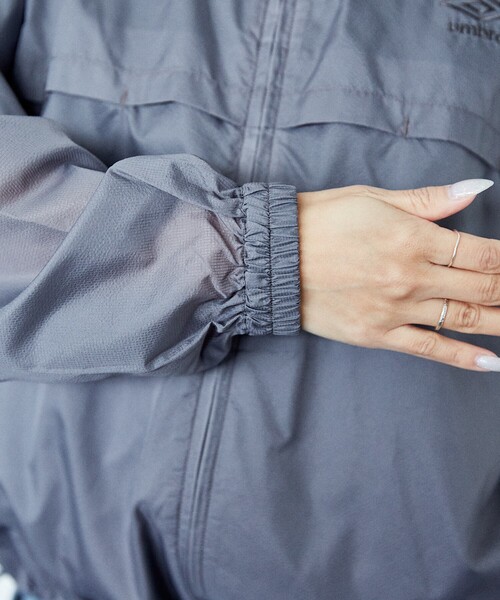 UMBRO×PUBLUX アンブロ別注ダブルジップブルゾン umbro ブルゾン アウター UMBRO × PUBLUX/アンブロ ワンポイント
