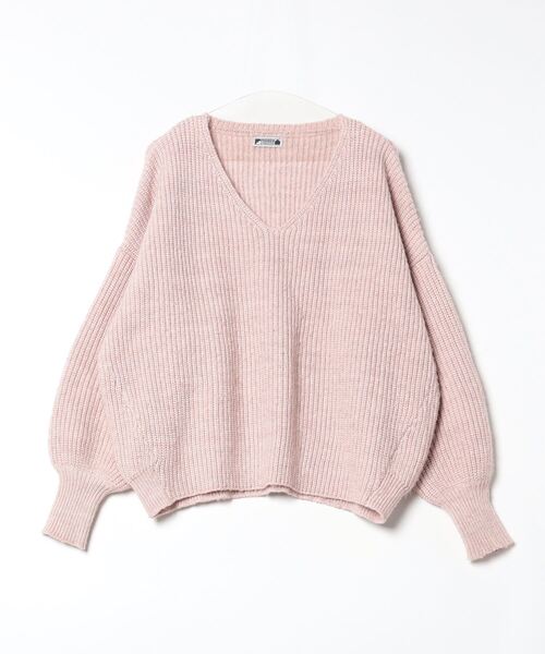 FREAK'S STORE（フリークスストア） Vネックニット FREE ピンク