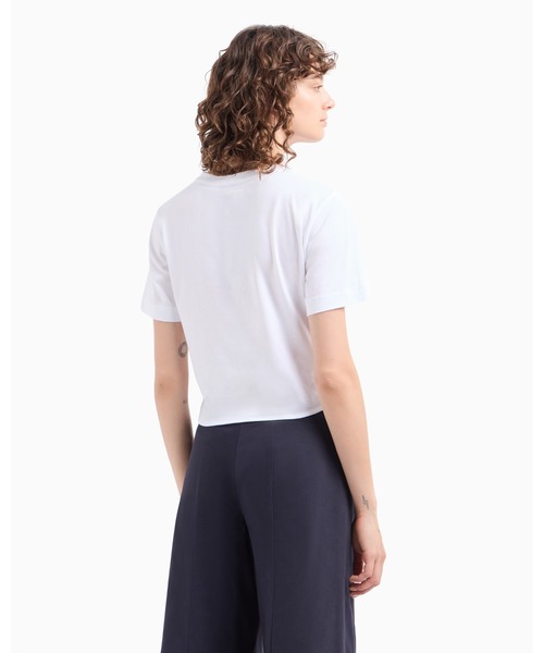 tシャツ 「エンポリオ アルマーニ」Tシャツ 軽量ジャージー ノット レディース EMPORIO ARMANI tシャツ 「エンポリオ アルマーニ」Tシャツ 軽量