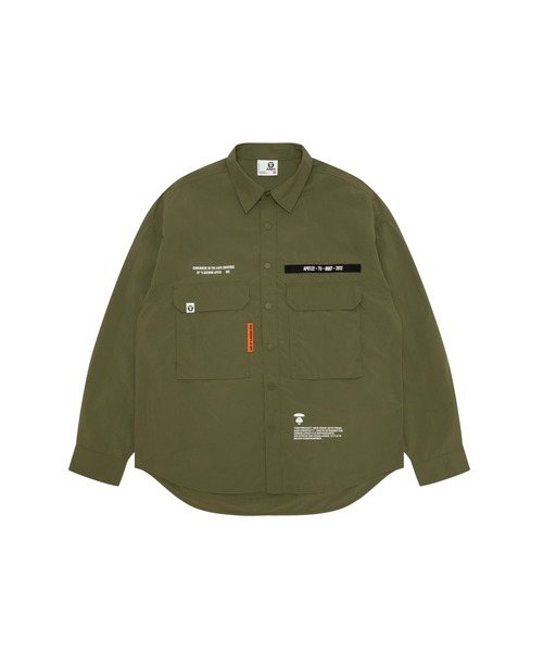 AAPE BY A BATHING APE シャツ LONG SLEEVE SHIRT メンズ