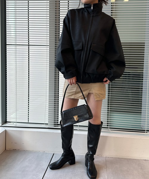 「solleim」 「Ranan」ブルゾン M ブラウン レディース_画像7