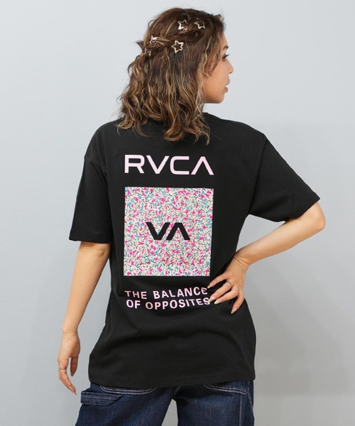 tシャツ RVCA/ルーカ Tシャツ バックプリント フラワープリント BF04C-200 レディース