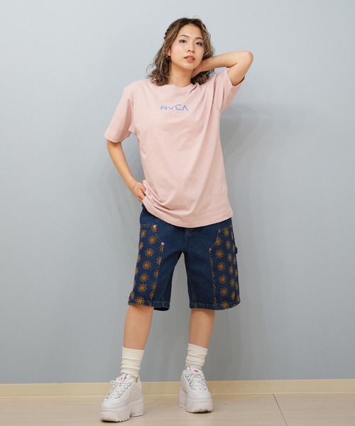 RVCA tシャツ RVCA/ルーカ Tシャツ バックプリント フラワー