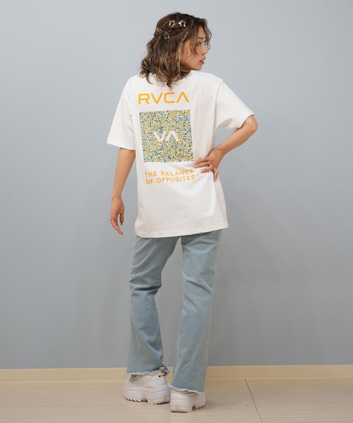 RVCA tシャツ RVCA/ルーカ Tシャツ バックプリント フラワー
