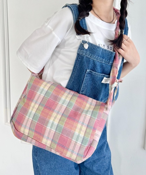 もあTodayful ノベルティ チェックショルダーバッグ BLU 新品 もあ様専用Todayful ノベルティ チェックショルダーバッグ BLU