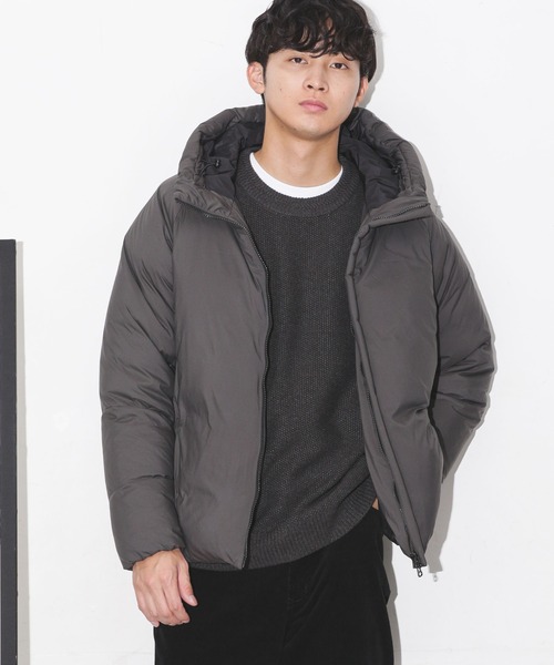ナノユニバース　ダウン NANO universe（ナノ・ユニバース） ダウンジャケット L チャコール