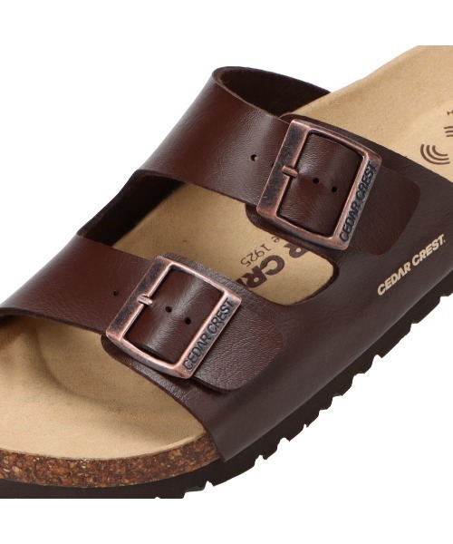 エルメネジルドゼニヤ　ゼニヤ　サンダル　レザー　28 美品　メンズ　ブラウン　茶 CEDAR CREST（セダークレスト） サンダル 「CEDAR CREST」カジュアル