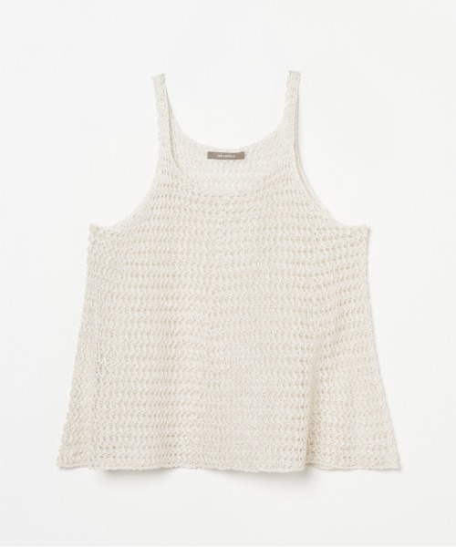 ニット セーター GLITTER CLOCHET KNIT CAMISOLE レディース ニット セーター GLITTER CLOCHET KNIT CAMIS | JChereヤフー