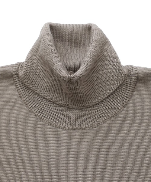 「WRAPINKNOT」 タートルネックニット 3 ライトグレー メンズ_画像8