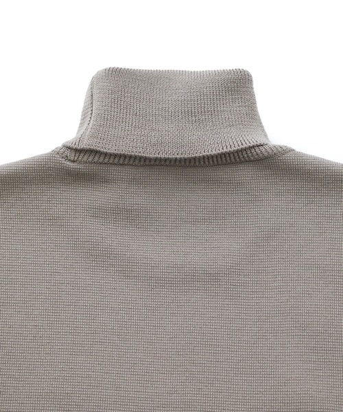 「WRAPINKNOT」 タートルネックニット 3 ライトグレー メンズ_画像9