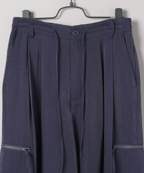 カーゴパンツ ZIPポケットサテンパンツ/496467 レディース | JEANASIS | 10