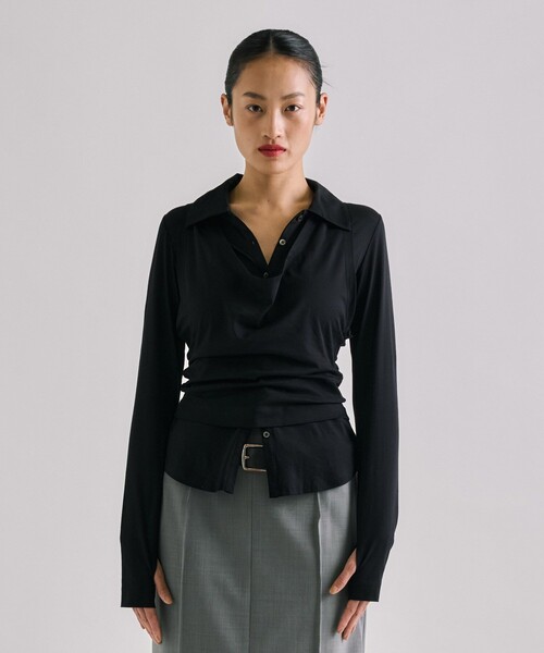 UNITED TOKYO ポロシャツ ポロ 「3way」Halterneck Layered Polo