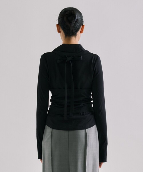 UNITED TOKYO ポロシャツ ポロ 「3way」Halterneck Layered Polo