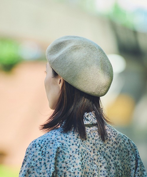YOKOI BERET 帽子 ベレー帽 「日本製」HATSUKI（はつき）麻混