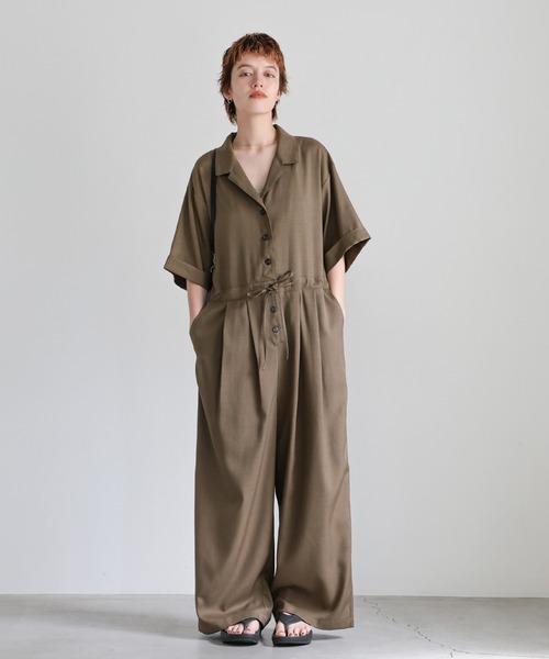 綺麗めオールインワン 明日花キララ着用】Denim Long All-in-One デニムロング