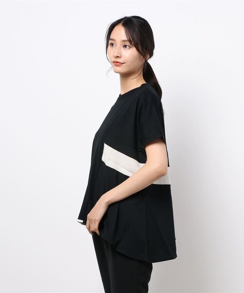 「LADY LUCK LUCA」 半袖ブラウス FREE ブラック レディース LADY LUCK LUCA 「LUCA/LADY LUCA」 半袖Tシャツ FREE ブラック